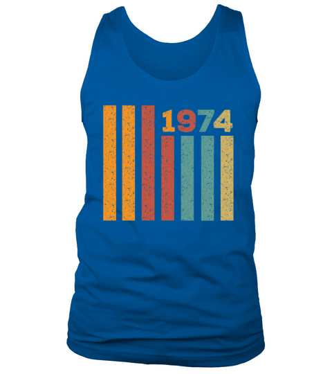 Vintage 1974 men women Tank Top Unisex