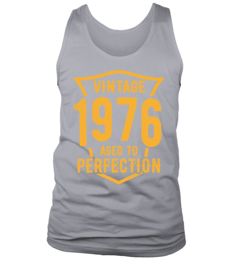 Vintage 1976 Aged To Perfection 47th Birthday Tank Top Unisex