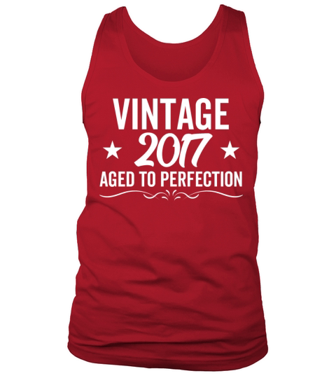 Vintage 2017 Aged To Perfection Tank Top Unisex
