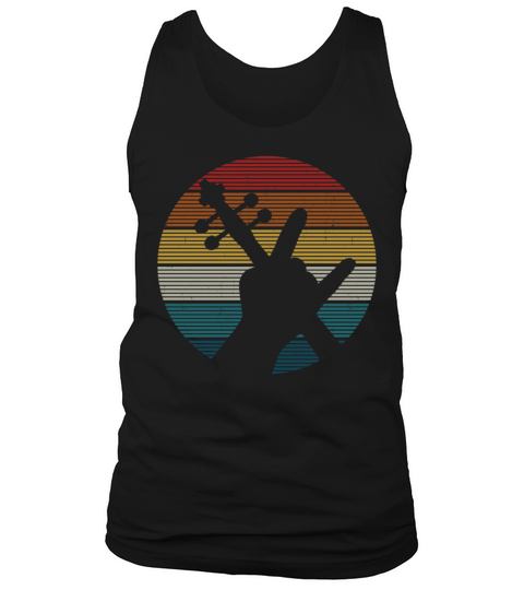 Violin Violinist Retro Vintage Tank Top Unisex