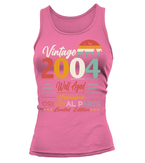 2004 Original vintage vintage retro birthday Tank top Woman