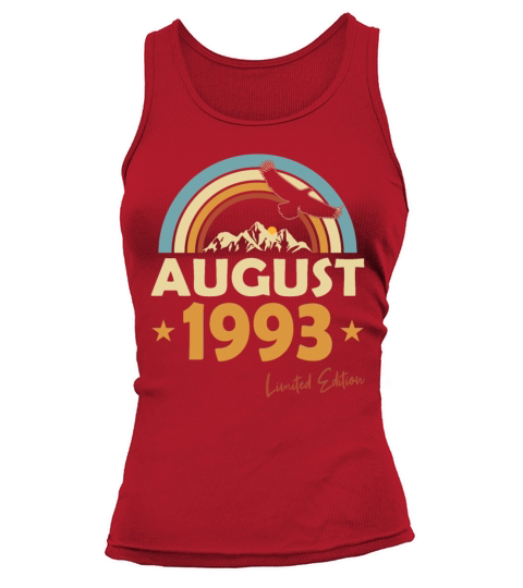 30th birthday vintage august 1993 limited edition Tank top Woman