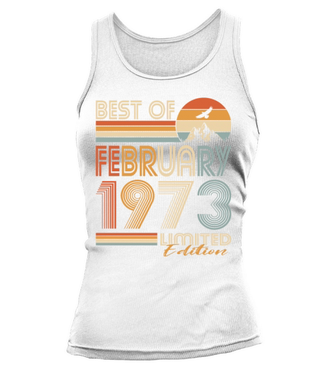 50th birthday vintage 1973 best of 1973 Tank top Woman