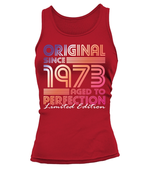 50th birthday vintage 1973 original since 1973 Tank top Woman
