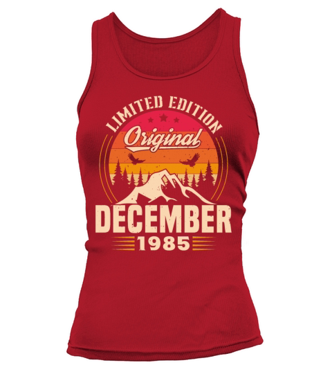 Birthday Gift December 1985 Vintage Retro Tank top Woman