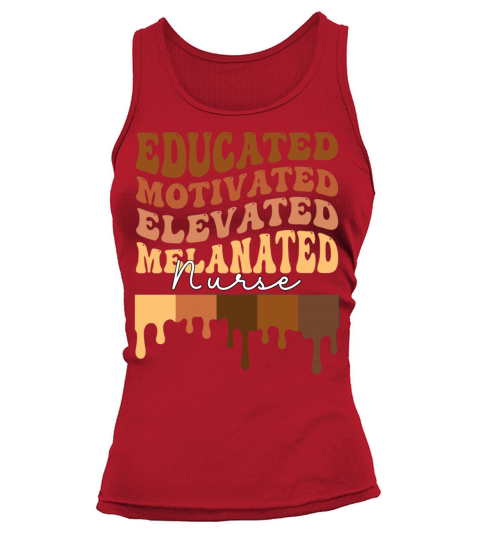 black history educated motivated elevated melanate Tank top Woman