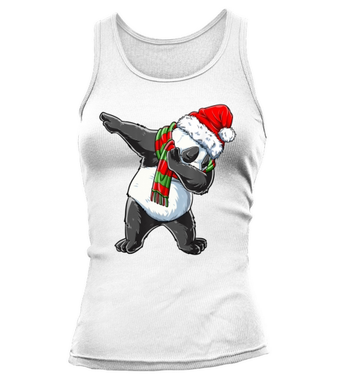 Dabbing Panda Santa Christmas Kids Boys Men Xmas B Tank top Woman