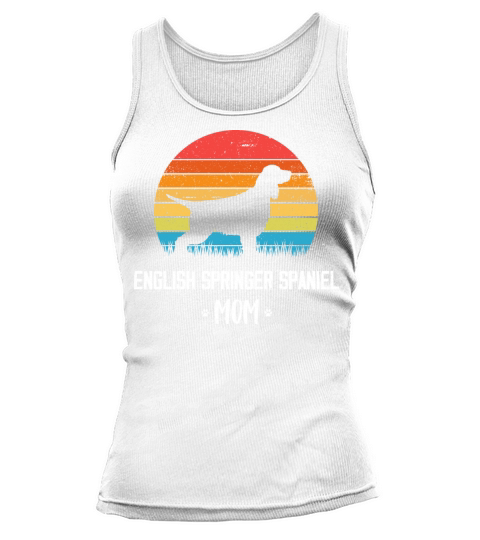 English Springer Spaniel Mom Retro Vintage Tank top Woman