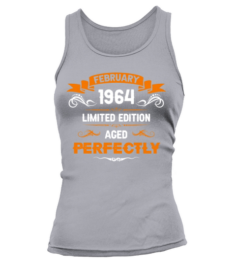 February 1964 Vintage Birthday Present Tank top Woman