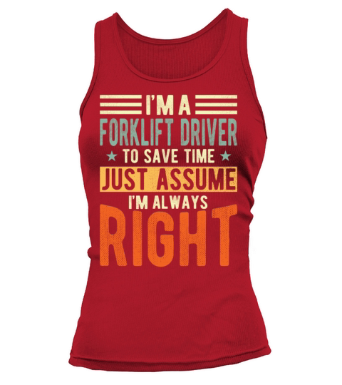 Forklift Driver Tank top Woman