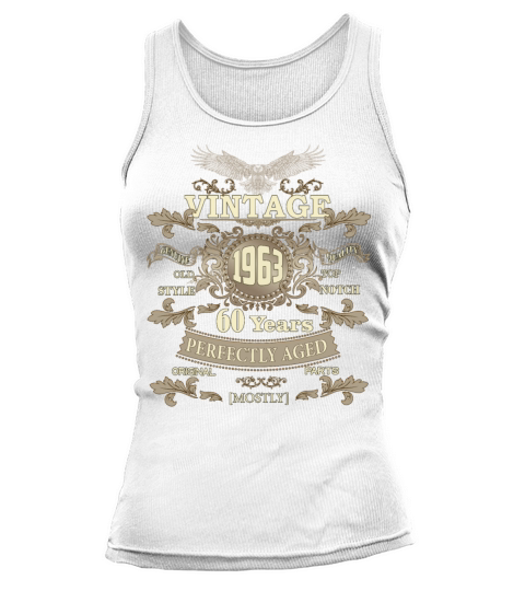 Gift for 60th birthday - Vintage ornaments - gift Tank top Woman