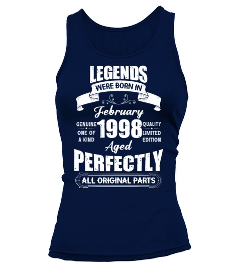 Legends Were Born In February 1998 Birthday Tank top Woman