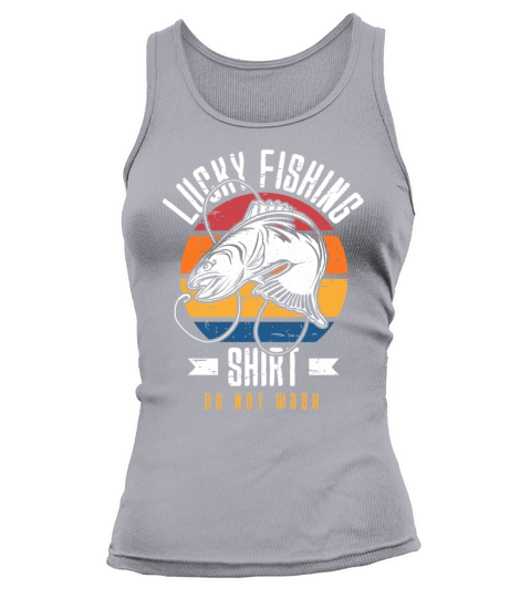 Lucky Fishing Shirt for Fish Hunter and Fisherman Tank top Woman