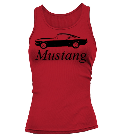 mustang sports car Tank top Woman