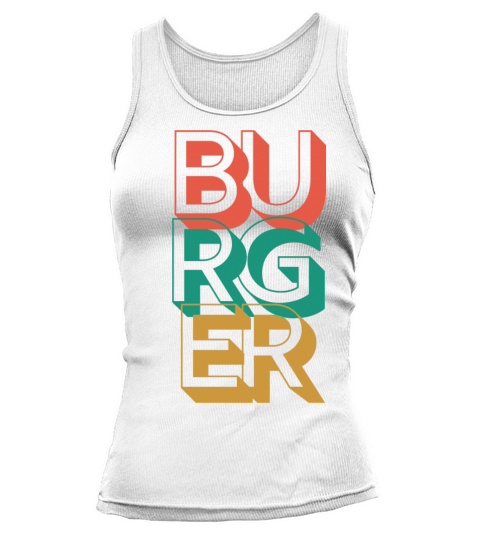 Retro Burger Tank top Woman