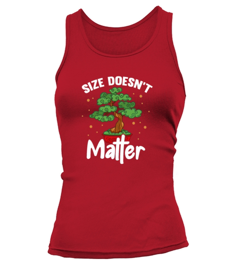Size Doesnt Matter Bonsai Tree Tank top Woman