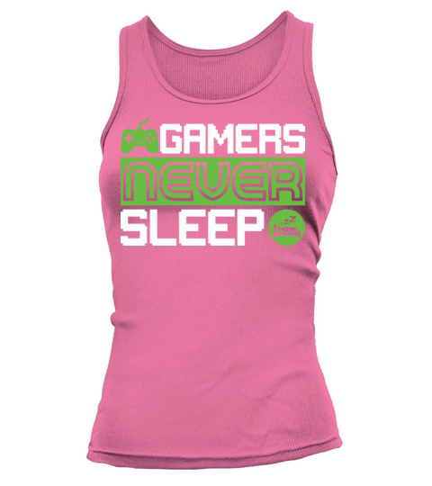 Vintage Gamers Funny Games Never Sleep Tank top Woman