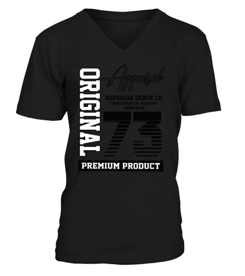 1973 Vintage Birthday Vintage Gift Retro V-Neck T-shirt