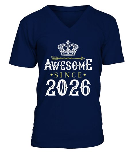 2026 awesome since V-Neck T-shirt