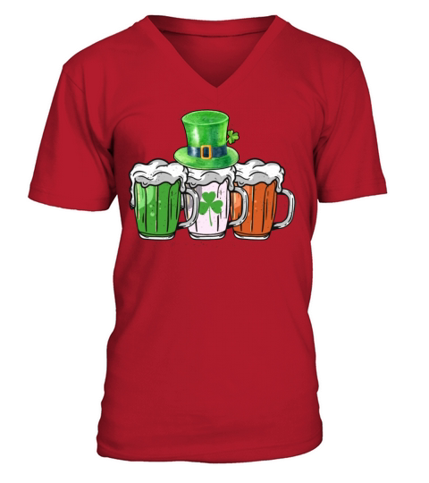 American Grown Irish Roots Design Ireland Patricks V-Neck T-shirt