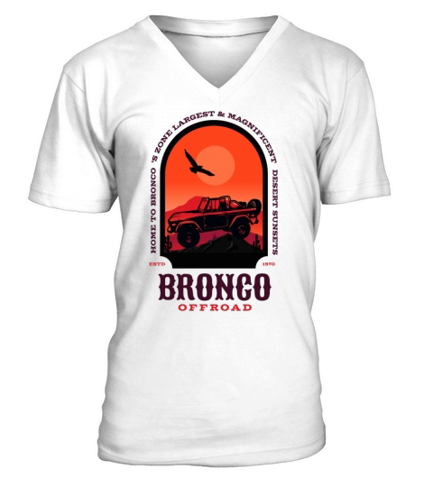 ford bronco sweatshirt vintage gifts V-Neck T-shirt