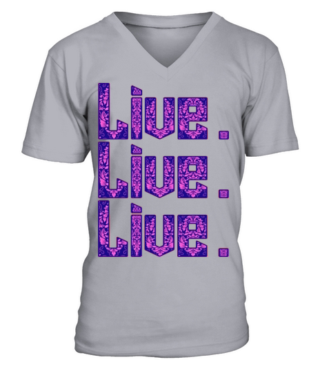 Live V-Neck T-shirt