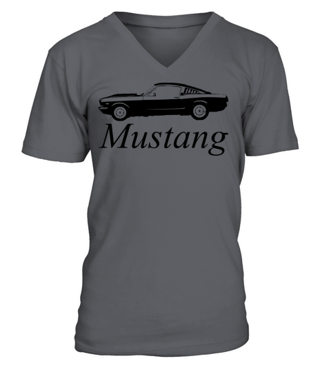 mustang sports car V-Neck T-shirt