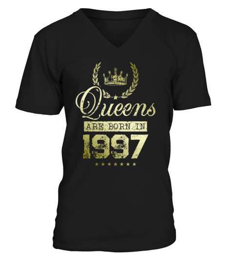 Queens born in 1997 V-Neck T-shirt