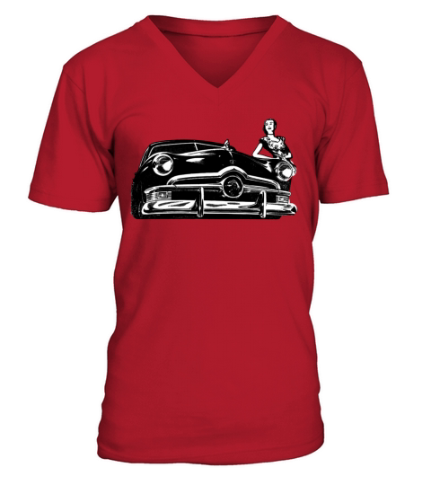 Vintage Oldtimer V-Neck T-shirt