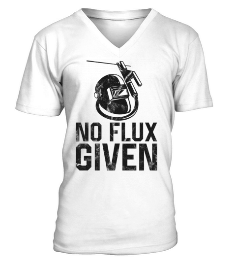 Welder Welding Pun Vintage No Flux V-Neck T-shirt