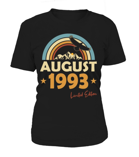 30th birthday vintage august 1993 limited edition Women's T-Shirt