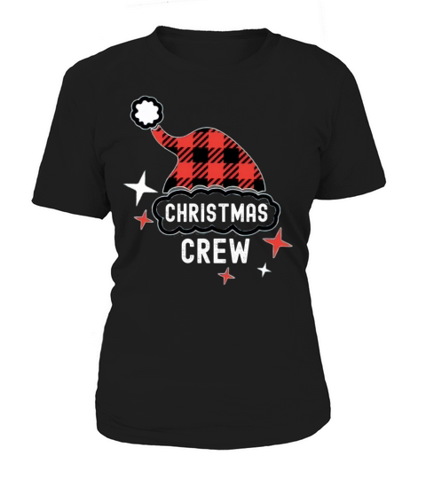 Christmas Crew Hat Pajama Group Funny Matching Women's T-Shirt