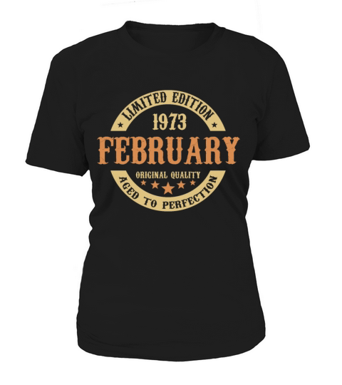 February 1973 Vintage Birthday Present Women's T-Shirt