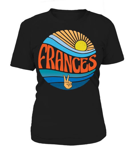 Frances Shirt Vintage Sunset Frances Groovy Tie Women's T-Shirt
