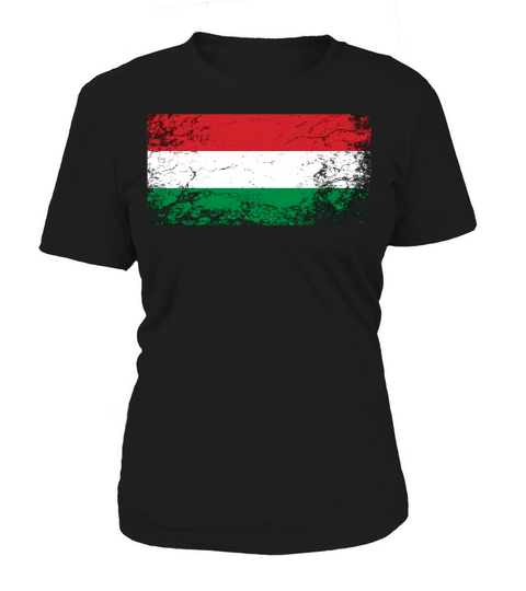 Hungarian National Flag Vintage Women's T-Shirt