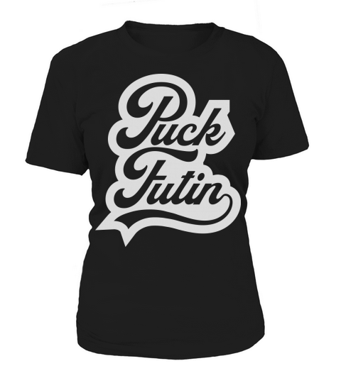 puck futin logo design Women's T-Shirt