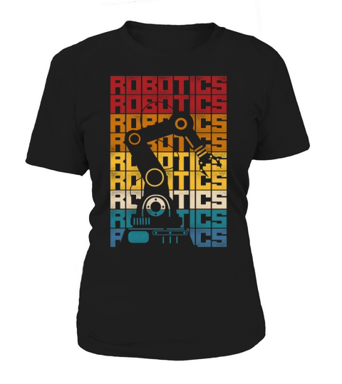 Robot Robotics Engineer Retro Women's T-Shirt