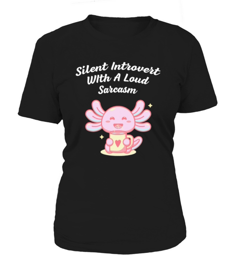 Silent Introvert wIth Sarcasm Funny Nerd Humor Wei Women's T-Shirt