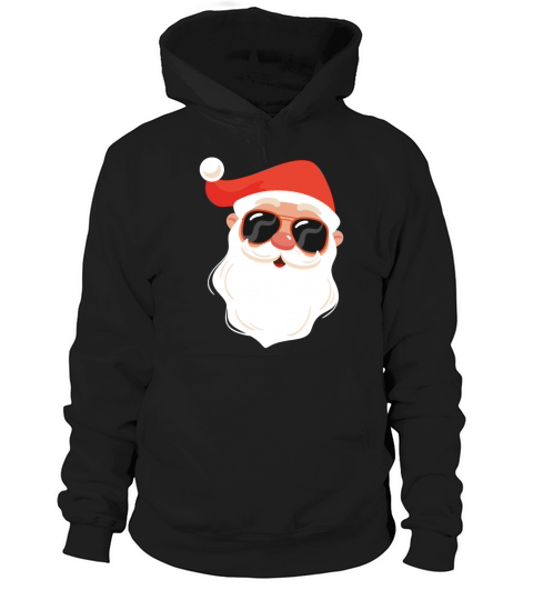 Merry Christmas Retro Vintage Red And White Santa Claus Hoodie Unisex