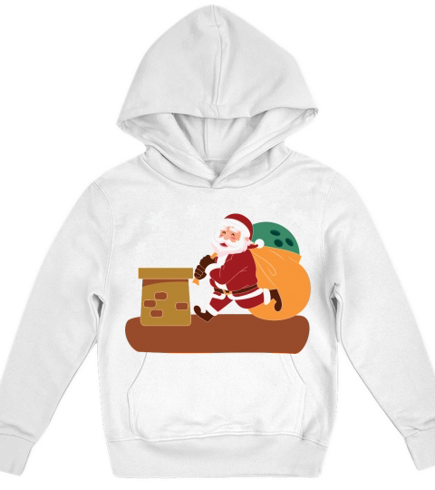 Christmas Sport Santas Gift Bowling Ball Kids Hoodie