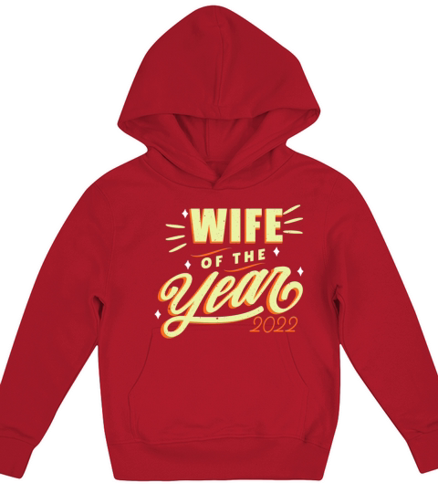 January Holiday Wife Of The Year 2022 New Year Kids Hoodie