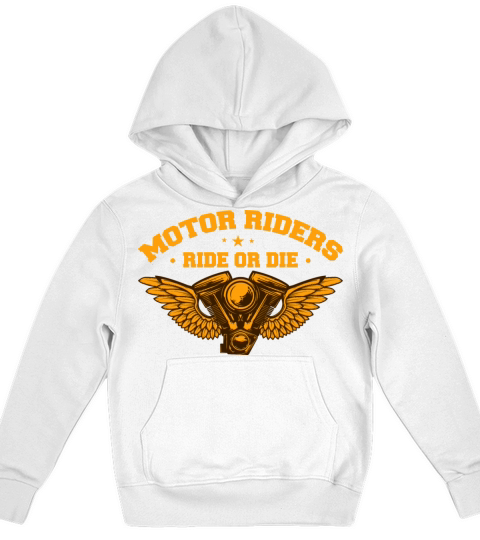 Motor Riders Motorcycle Retro Vintage Classic Gift Kids Hoodie