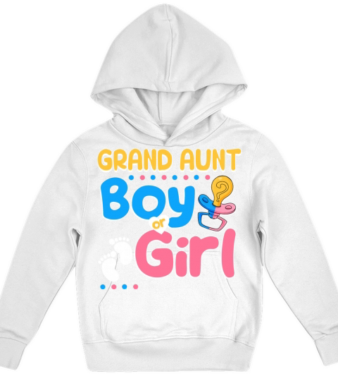 Pink or Blue Grand Aunt Loves You Best Auntie Kids Hoodie