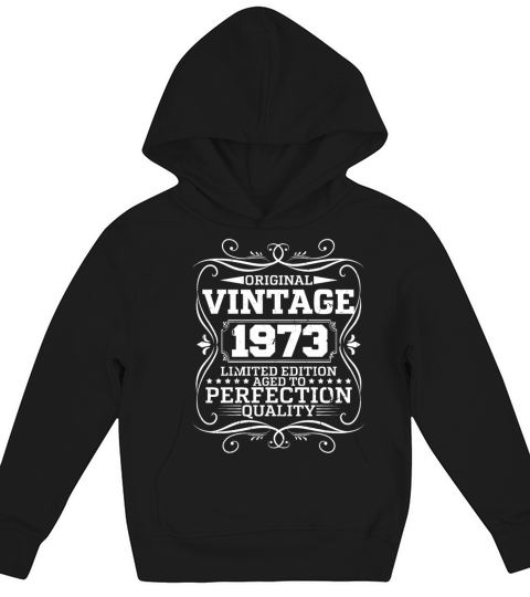 Vintage 1973 Original Limited Edition Kids Hoodie