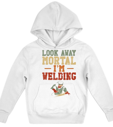 Welder Welding Vintage Retro Look Kids Hoodie