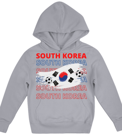 World South Korea Soccer Vintage Kids Hoodie