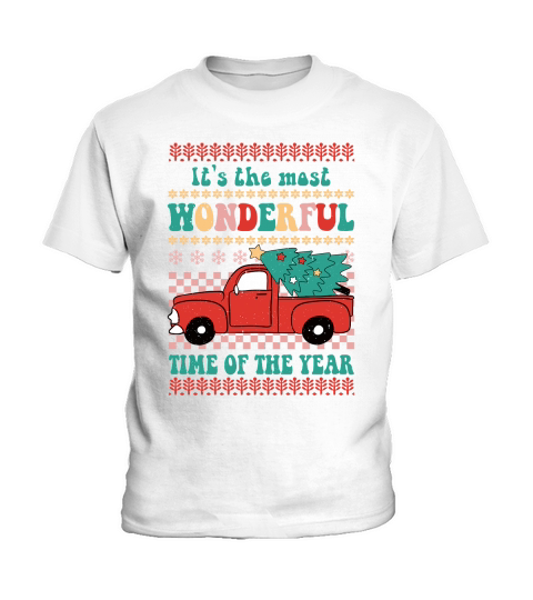 Its the most wonderful time of the year Ugly Christmas Kids T-Shirt