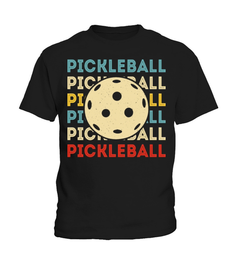 Retro Vintage Pickleball Do You Pickle Kids T-Shirt