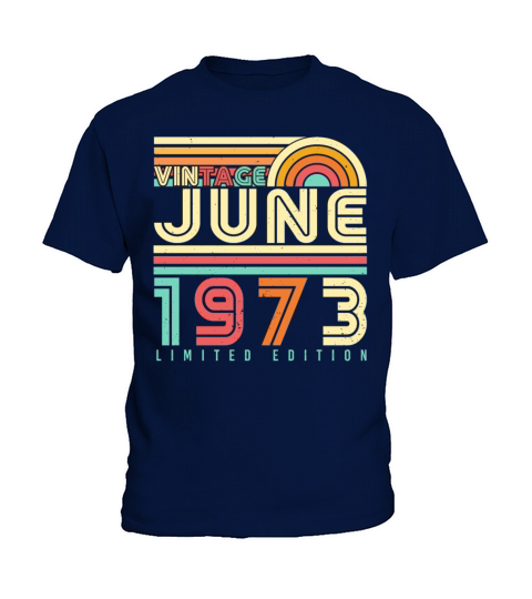 Vintage 1973 June Kids T-Shirt