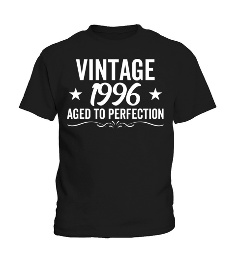 Vintage 1996 Aged To Perfection Kids T-Shirt